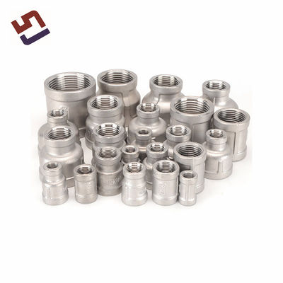 Op maat gemaakte Precision Casting-onderdelen met draad gescreefd 45 90 graad 304 316 roestvrijstalen ellebogen Pijpbevestigingen