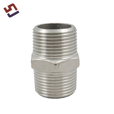 Roestvrijstalen slangpijp Messing schroef pneumatische compressie tepelpijp fittings