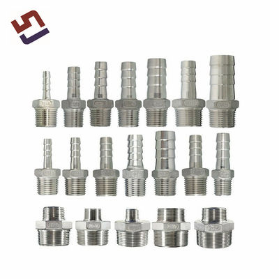 OEM Precision Casting Female Hose Fitting Hydraulische slangconnector Dubbele zeshoekige buisbehoren