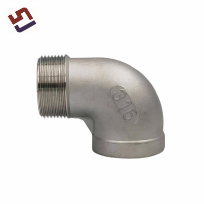 Op maat Fabriek Op maat High Precision roestvrij staal 90 Grade Elbow Industrial Pipe Fitting