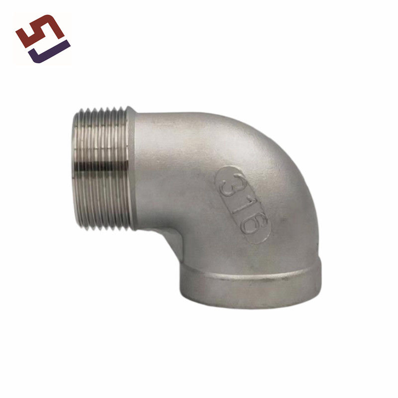Op maat Fabriek Op maat High Precision roestvrij staal 90 Grade Elbow Industrial Pipe Fitting